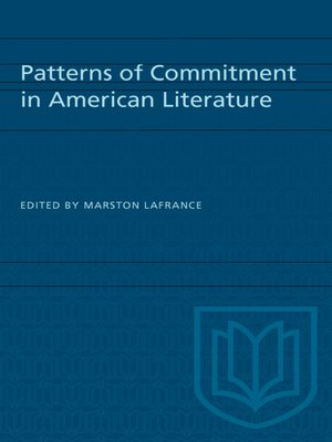cover image of Patterns of Commitment in American Literature